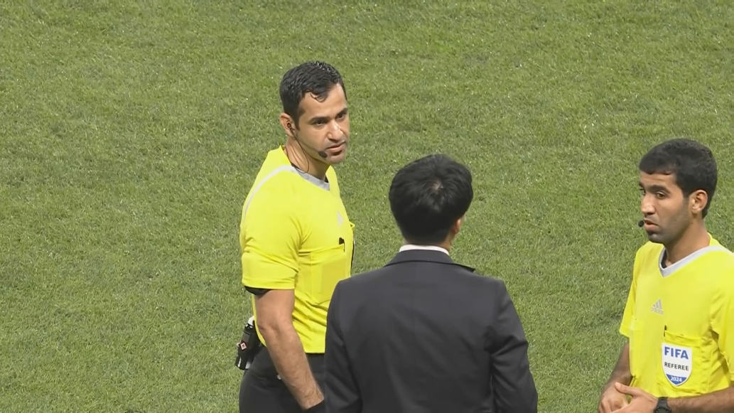  賈西姆執(zhí)法亞冠海港客戰(zhàn)神戶勝利船，此前主哨國足0-7日本