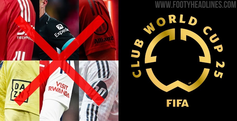  FIFA不允許世俱杯球隊(duì)有袖標(biāo)贊助，需貼上世俱杯徽標(biāo)