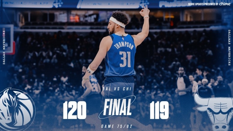  險勝公牛！獨行俠官方曬贏球海報 克萊成為封面人物
